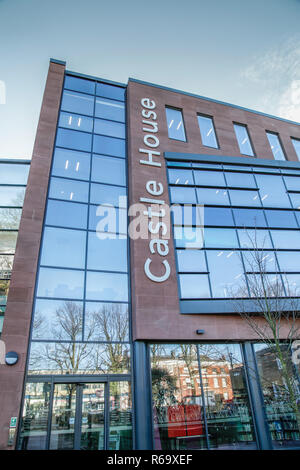 Récemment ouvert, le Castle House Bureaux du Conseil d'Arrondissement de Newcastle-under-Lyme Staffordshire en Angleterre Banque D'Images