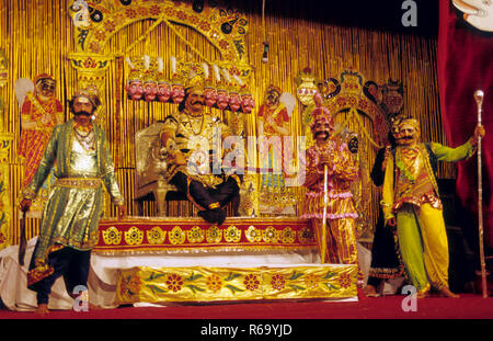 Ravana, Ramleela, Ramayan, Dashera Festival, Vijayadashami Festival, Dussehra Festival, Dasara Festival, Dashain Festival, Bombay, Mumbai, Maharashtra, Inde, Asie Banque D'Images