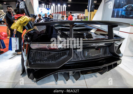 Kuala Lumpur, Malaisie. 4 Décembre, 2018. Visitez le stand KDX a vu une Lamborghini Aventador à Kuala Lumpur International Motor Show 2018 (KLIMS18) dans le Kua Banque D'Images