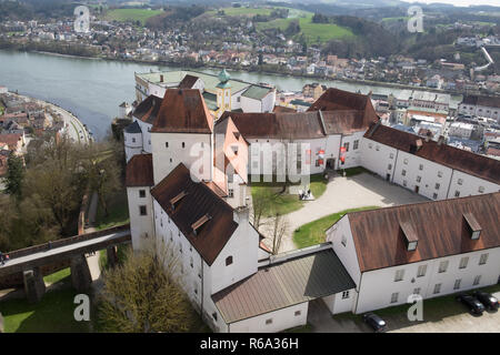 Veste Oberhaus Passau Banque D'Images