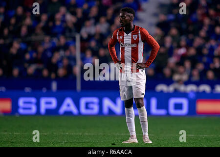 Valence, Espagne - Décembre 03 : Inaki Williams, de l'Athletic Club de Bilbao au cours de la correspondance entre la Liga Levante UD et de l'Athletic Bilbao à Ciutat de Valencia le 3 décembre 2018 à Valence, en Espagne. (Photo de David Aliaga/MO Media) Banque D'Images