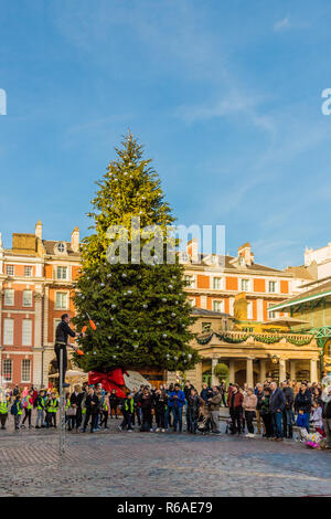 Une vue typique à Covent Garden Banque D'Images