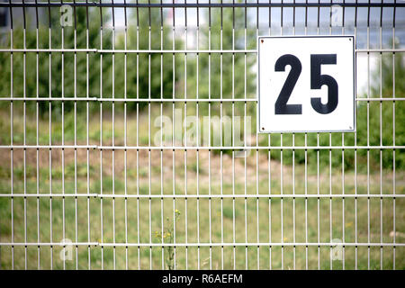 Terrain clôturé Banque D'Images