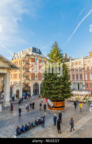 Une vue typique à Covent Garden Banque D'Images