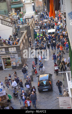 Scène de rue, Via dei Tribunali, Naples, Italie, Strassenszene, Napoli, Italie Banque D'Images