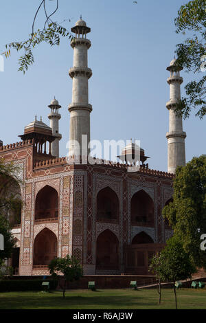 Récit d'une tombe près de l'agra en Inde Banque D'Images
