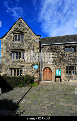 Le Manor House Museum, Ilkley town, West Yorkshire, Angleterre, Royaume-Uni Banque D'Images