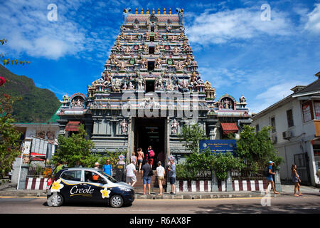 Navasakthi Vinayagar temple hindou Sri à Victoria, capitale des Seychelles Banque D'Images