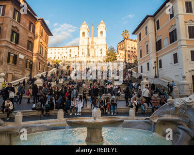 D'Espagne, Rome, Latium, Italie Banque D'Images