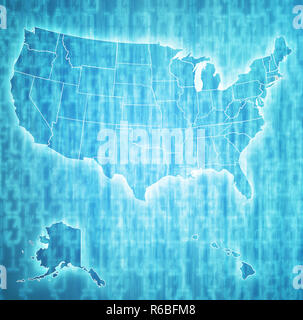 Rhode Island sur la carte de France Banque D'Images