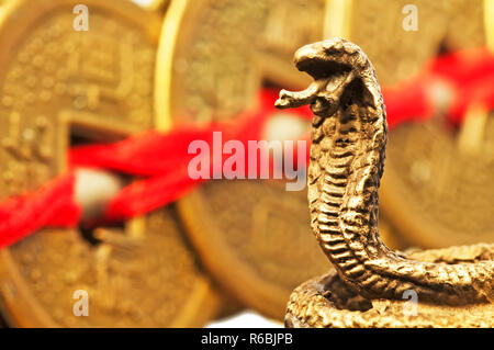 Le Feng Shui de l'année du Serpent Banque D'Images