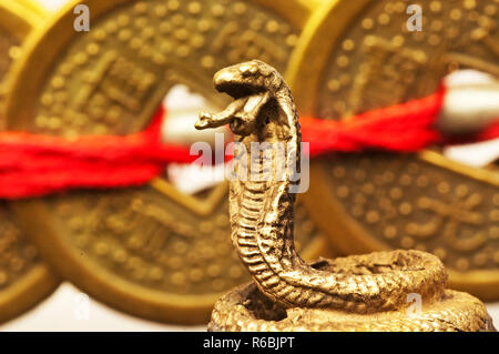 Le Feng Shui de l'année du Serpent Banque D'Images