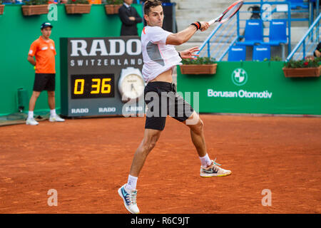 Santiago Giraldo en ATP250 Istanbul ouvrir 27 avril - 3 mai 2015 à la Garanti Koza Arena Banque D'Images