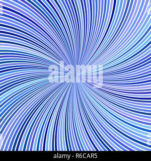 Abstrait bleu fond de rayure spirale psychédélique - vector illustration Illustration de Vecteur