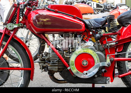 1947 Moto Guzzi moto Dondolino Banque D'Images