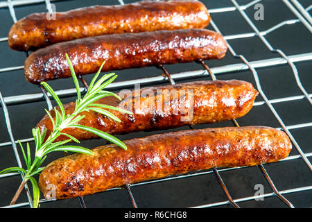 Merguez, saucisses grillées, de l'Afrique du Nord Banque D'Images