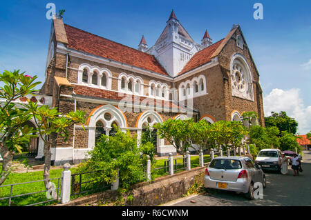 L'église anglicane All Saints à Galle, au Sri Lanka l'église a été construite en 1871 et c'est une des plus belles églises anglicanes au Sri Lanka Banque D'Images