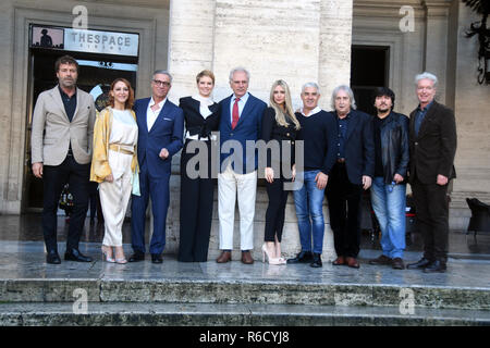 Rome, Italie. 9Th Jul 2018. L'espace moderne - film de présentation NATALE UN 5 stelle le cast Credit : Giuseppe Andidero/Alamy Live News Banque D'Images