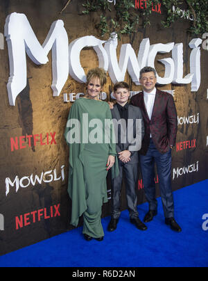 Londres, Royaume-Uni. 9Th Jul 2018. Lorraine Ashbourne Ashbourne Louis, Serkis et Andy Serkis assiste à une projection spéciale de la 'MNetflix owgli : Légende de la jungle" au Curzon Mayfair. Crédit : Gary Mitchell/SOPA Images/ZUMA/Alamy Fil Live News Banque D'Images