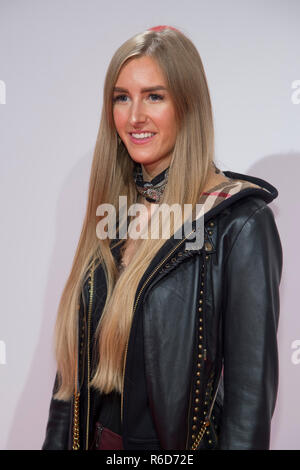 Oberhausen, Allemagne. 30Th Nov, 2018. Leslie HUHN, tapis rouge, Tapis Rouge Show, l'arrivée, arrivée, 30.11.2018. Utilisation dans le monde entier | Credit : dpa/Alamy Live News Banque D'Images