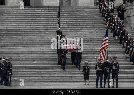 Washington DC, USA. 5 Décembre, 2018. Le président George H. W. Funérailles d'état de Bush. Crédit photo : Rudy K /Alamy Live News Banque D'Images