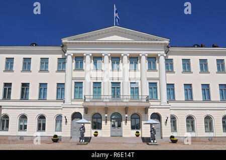Palais présidentiel de la Finlande, Helsinki Banque D'Images