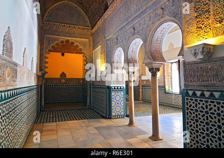 Salon de los Embajadores à Alcazar de Séville Espagne Banque D'Images