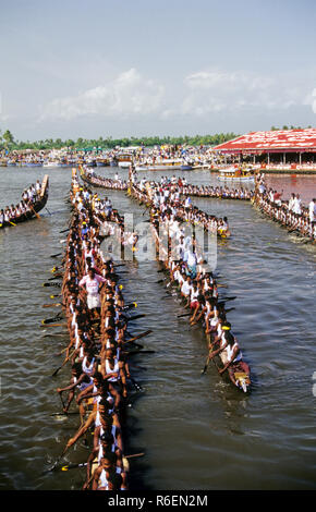 Nehru Boat Race, Allappuzha, Kerala, Inde Banque D'Images
