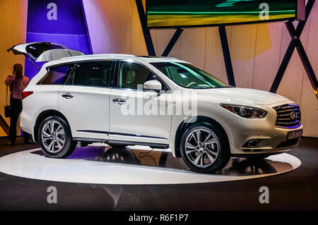 Moscou, Russie - 19 août 2012 : Infiniti QX60 présenté comme une première mondiale à la 16e SIAM (Moscow International Automobile Salon) le 30 août 2012 à Mo Banque D'Images