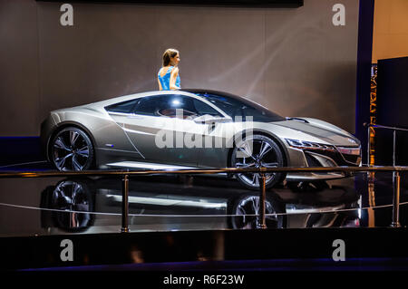 Moscou, Russie - 19 août 2012 : Honda NSX CONCEPT présenté en première mondiale à la 16e SIAM (Moscow International Automobile Salon) le 30 août 2012 j Banque D'Images