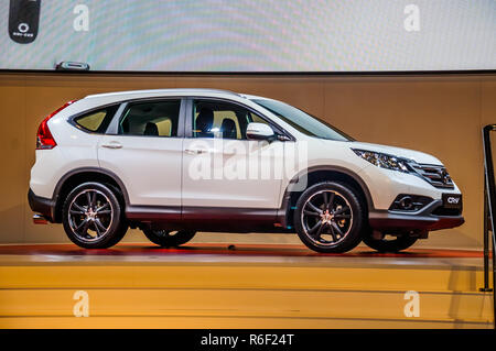 Moscou, Russie - 19 août 2012 : Honda CR-V 4ÈME GÉNÉRATION présenté comme une première mondiale à la 16e SIAM (Moscow International Automobile Salon) le 30 août Banque D'Images