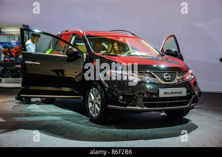 Moscou, Russie - 19 août 2012 : NISSAN MURANO 2ÈME GÉNÉRATION présenté comme une première mondiale à la 16e SIAM (Moscow International Automobile Salon) en août Banque D'Images