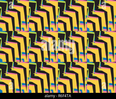 Motif de fond transparente de forme géométrique Banque D'Images