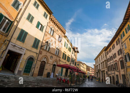 Paysage horizontal à Pise, Toscane. Banque D'Images