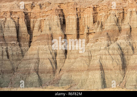 Buttes, d'érosion, Badlands NP, Automne, S. Dakota, USA, par Dominique Braud/Dembinsky Assoc Photo Banque D'Images