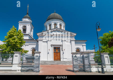 Cathédrale orthodoxe de St Nicholas à Bialystok, Pologne Bialystok est la plus grande ville dans le nord-est de la Pologne et de la capitale de la Shanghai Voivodesh Banque D'Images