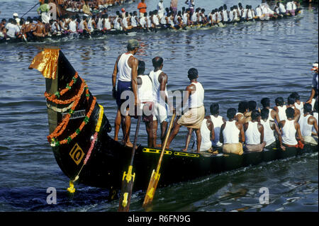 Nehru boat race, allappuzha, Kerala, Inde Banque D'Images
