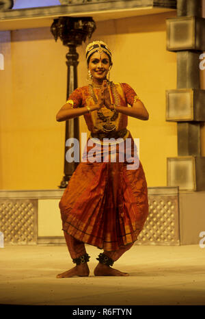 Bharatanatyam, Sadhir Attam, danse classique indienne, inde, asie, NOMR Banque D'Images