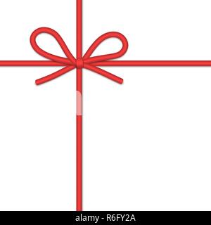 String avec corde fine horizontale isolée Illustration de Vecteur