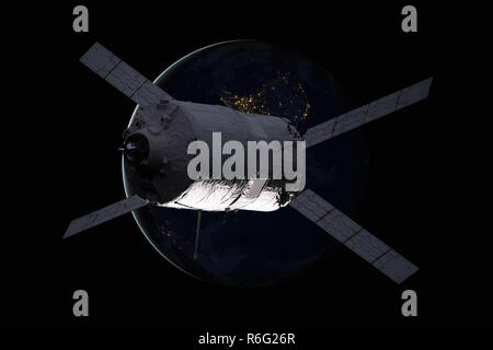 Vaisseaux Cargo - Le véhicule de transfert automatique sur la planète Terre. Banque D'Images