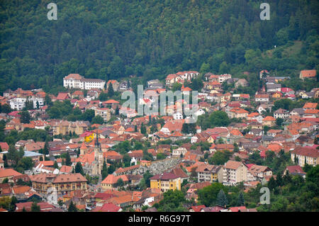 Vieille ville de Brasov, Roumanie Banque D'Images