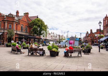 Clifton Square à Lytham St Annes Lancashire UK Banque D'Images