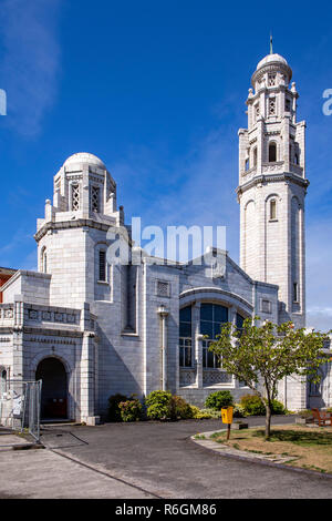 Fairhaven United Reformed Church, l'église blanche à Lytham St Annes Lancashire UK Banque D'Images