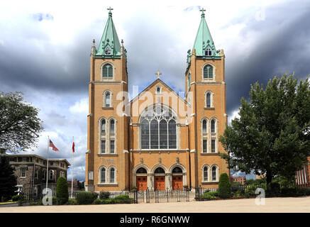 Église Saint Casimirs Yonkers, New York Banque D'Images