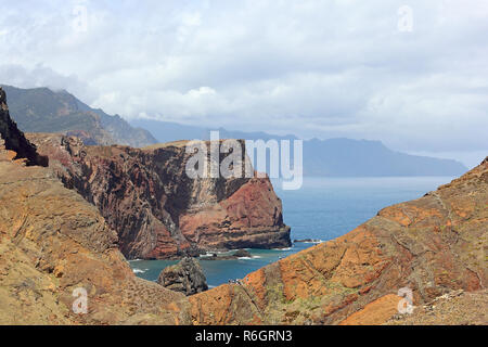 Ponta de São Lourenço sur l'île de Madère Banque D'Images
