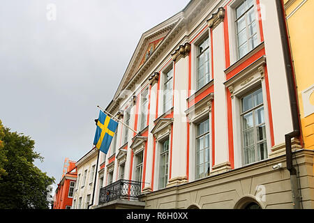 Ambassade de Suède à Tallinn, Estonie Banque D'Images