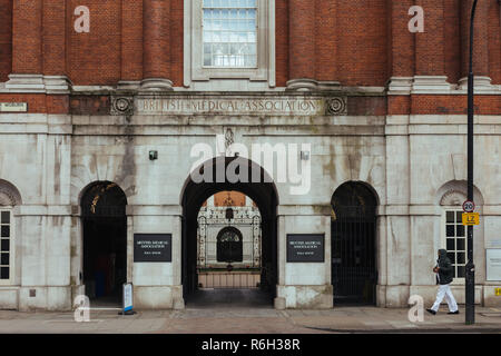 Londres/UK - 25 mars 2018 : Le siège de l'Association médicale britannique, situé à BMA House, Tavistock Square, Londres Banque D'Images