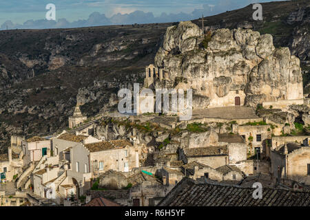 Santa Maria di Idris, église rupestre, Matera, Capitale européenne de la Culture 2019 Banque D'Images