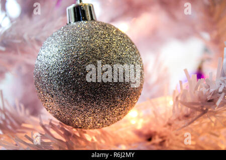 Décoration d'arbre de Noël close up Banque D'Images