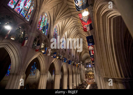 L'État de Washington. 5 déc, 2018. Funérailles d'état de l'ancien président George H. W. Bush à la Cathédrale Nationale, mercredi, 5 décembre 2018, à Washington. Crédit : Andrew Harnik/Piscine via CNP | Conditions de crédit dans le monde entier : dpa/Alamy Live News Banque D'Images